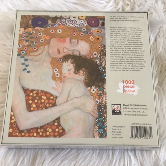 New puzzle Gustav Klimt 1000 piece jigsaw puzzle NEW unopened - Picture 3 of 3